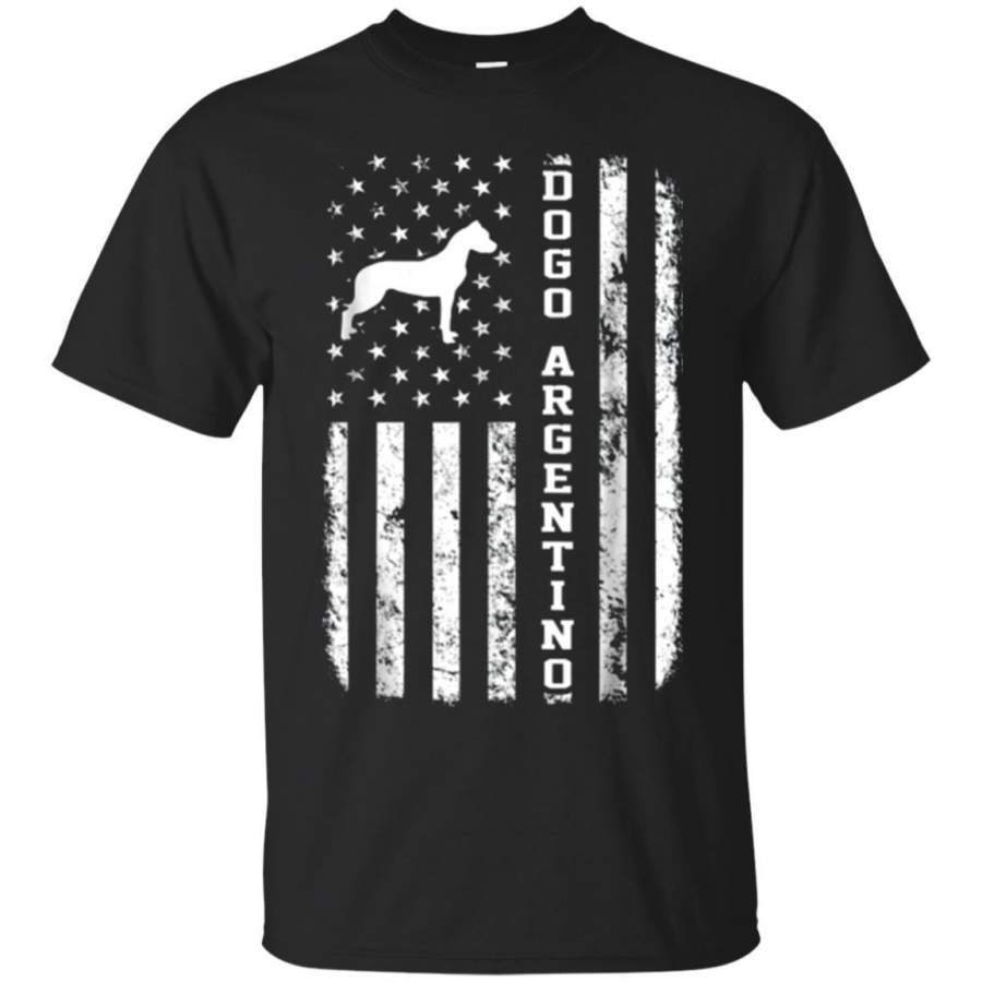 AGR Dogo Argentino Flag Gift Tshirt For Dog Lovers Jaq T-shirt