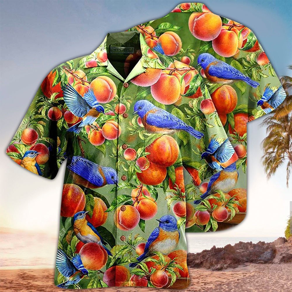 Peach Hawaii Shirt For Lovers Aloha Ha67837