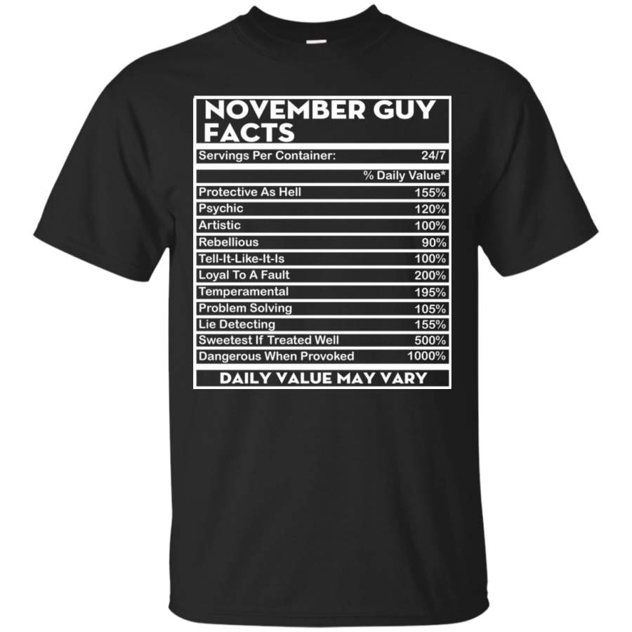 AGR November Guy Facts – Servings Per Container 24/7 Shirt, Hoodie