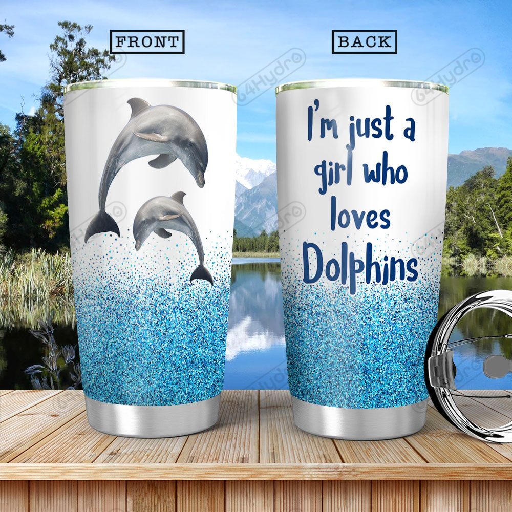 Dolphin Hha1301005Z  Stainless Steel Tumbler Travel Customize Name, Text, Number, Image