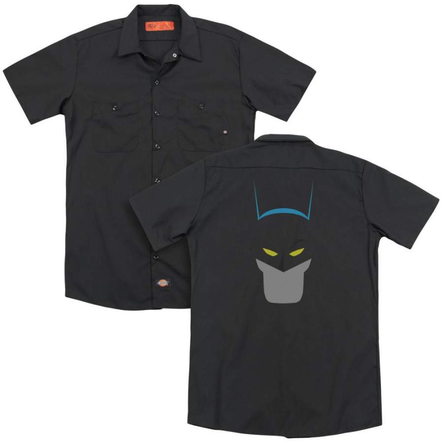 Batman – Simplified (Back Print) Adult Work Shirt