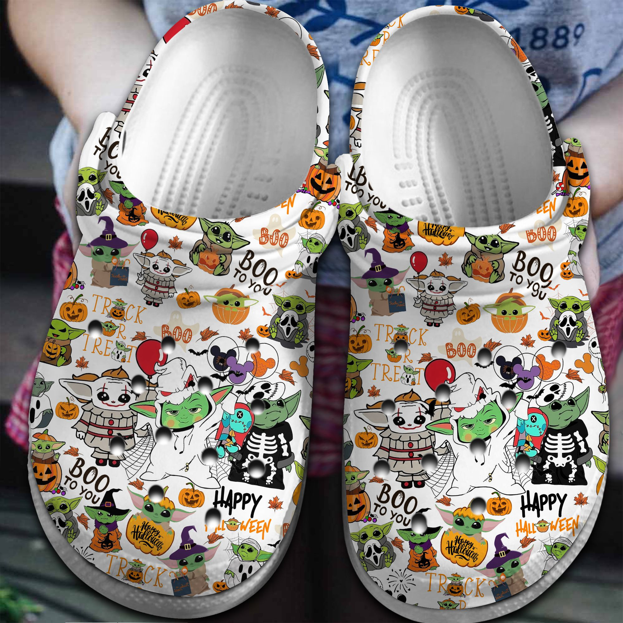 Oogie Boogie Bash Movie Crocss Clogs For Men Women And Kid Bm1411-2187-1