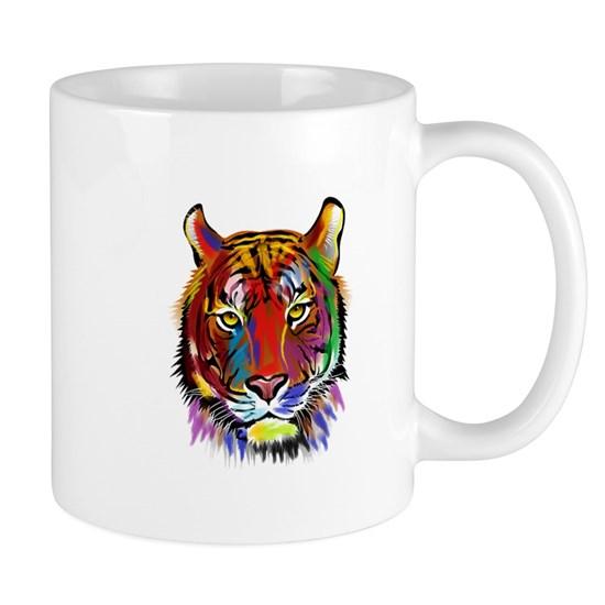 Tiger Red Face Mug