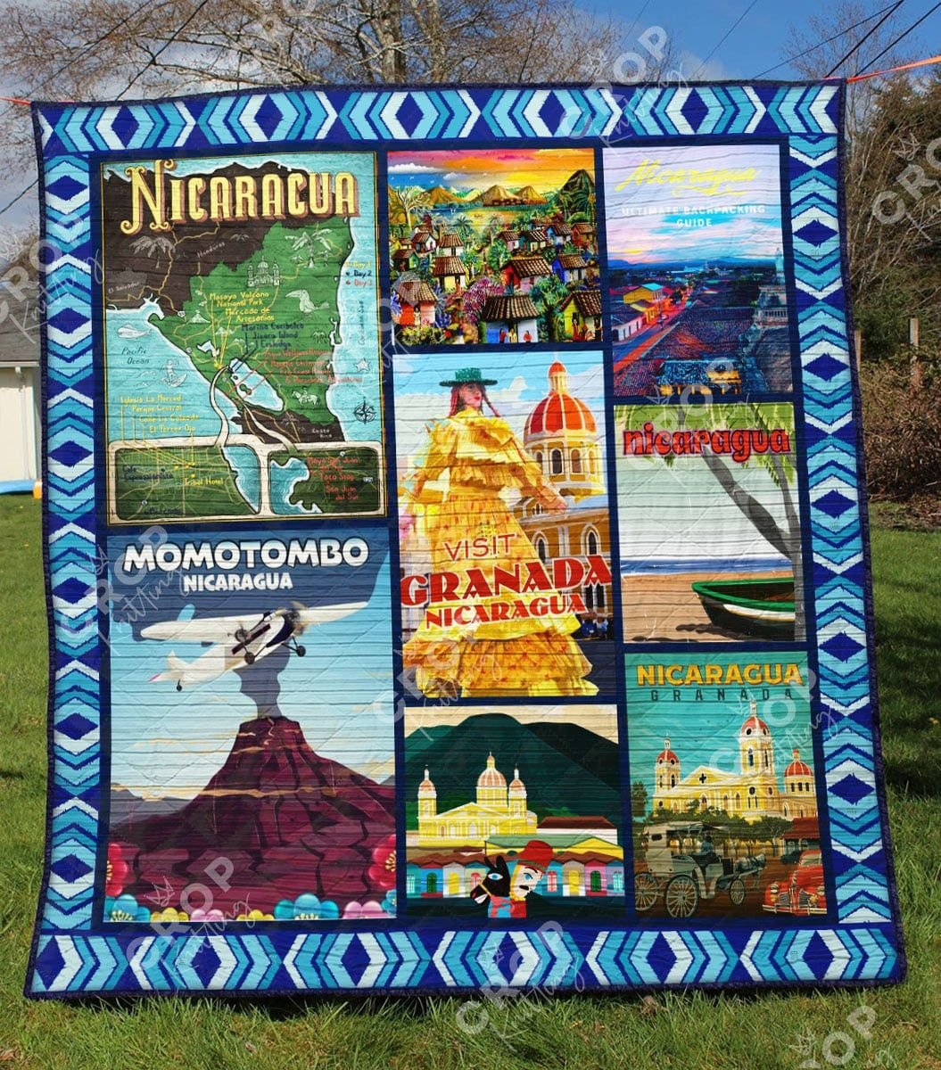 Nicaragua TU 3D Quilt Blanket 172