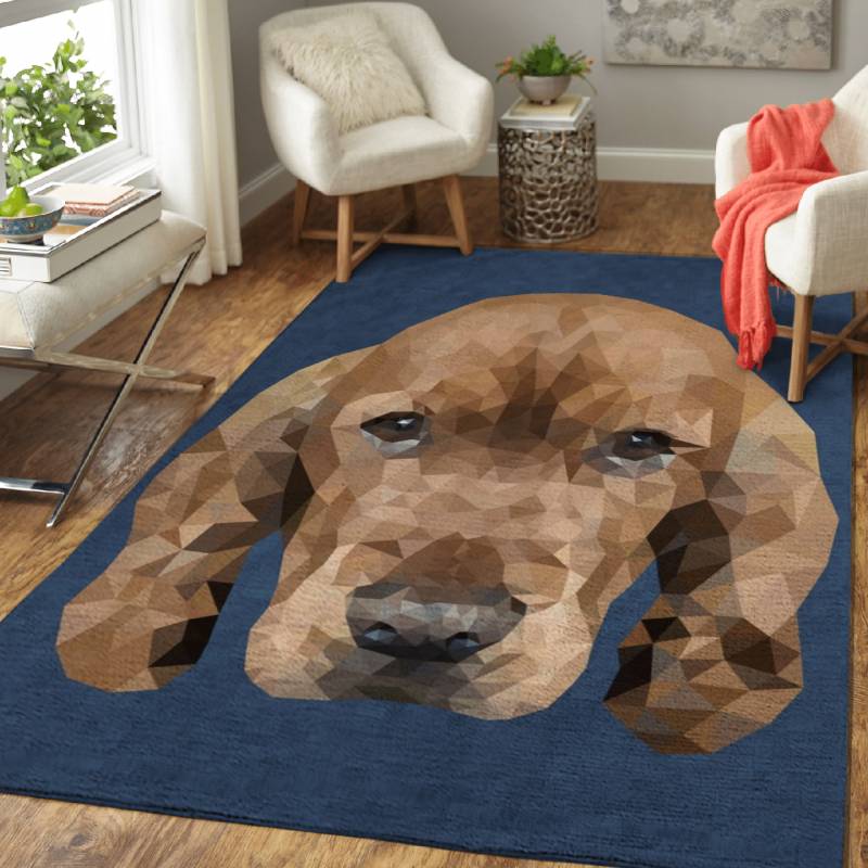 Spaniel Head – Nature And Animals Area Rug Carpet