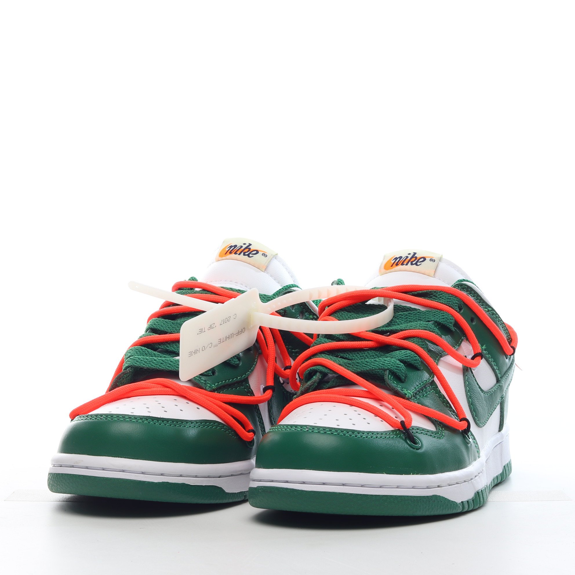 Nike Off-White x Dunk Low ‘Pine Green’ Shoes Sneakers SNK552111487