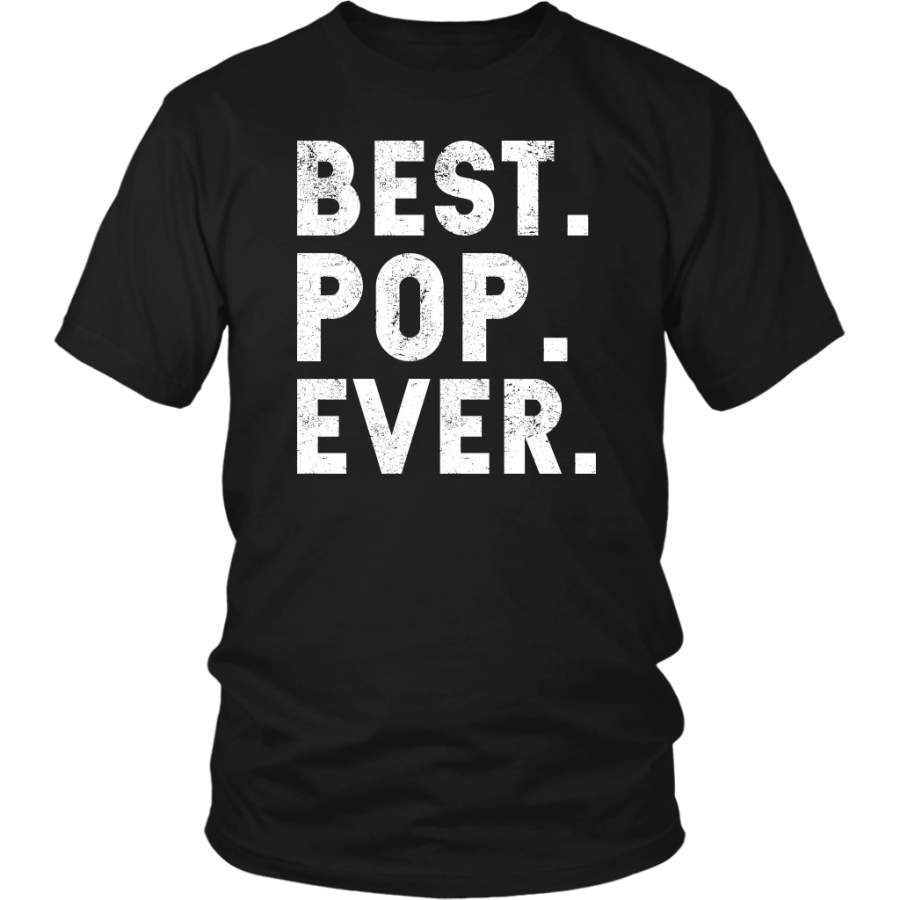 Vintage Best Pop Ever Shirt Fathers Gift