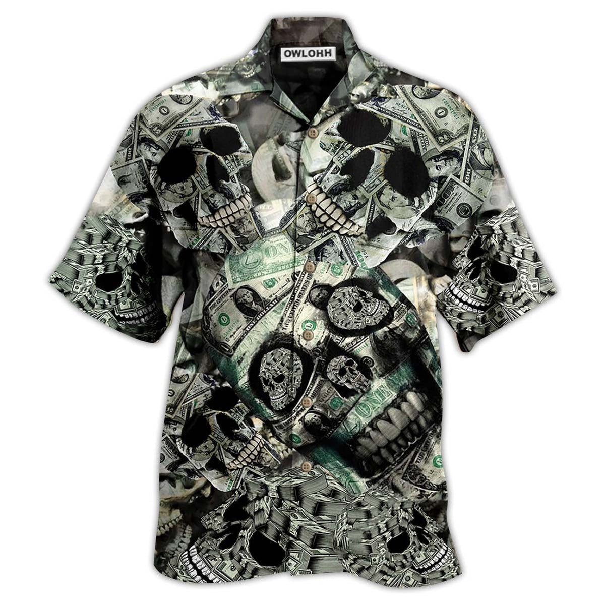 Skull Love Money Hawaii Shirt Ha106840