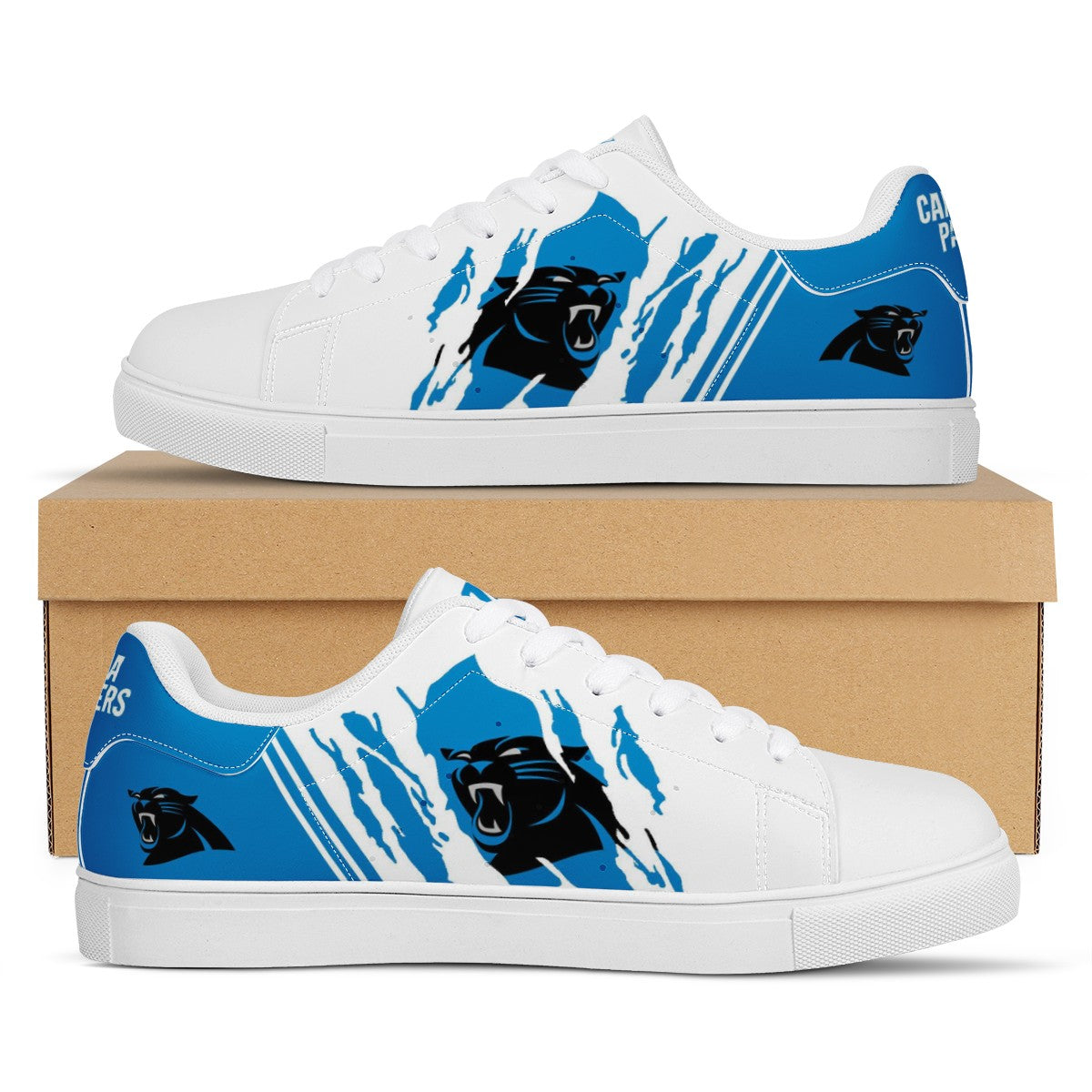 Carolina Panthers Artistic Casual Sneakers