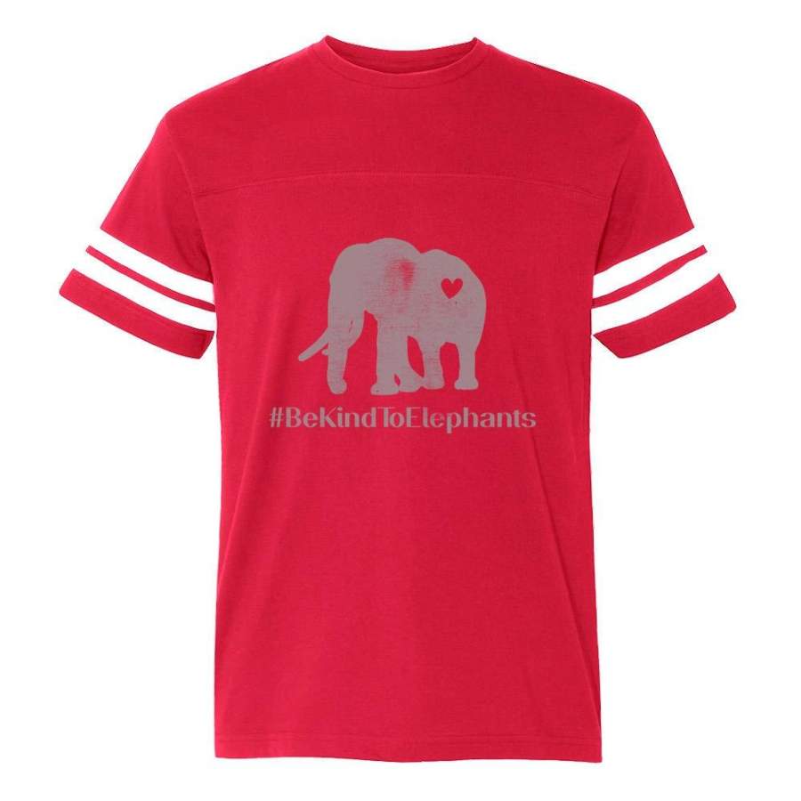 Be Kind To Elephants Support Football Jersey T-Shirt