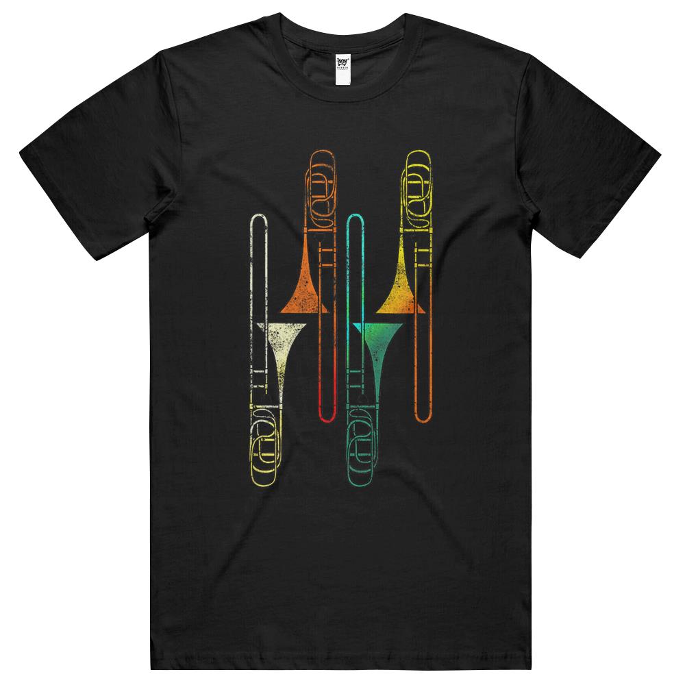 Retro Trombone Shirt – Jazz T Shirts