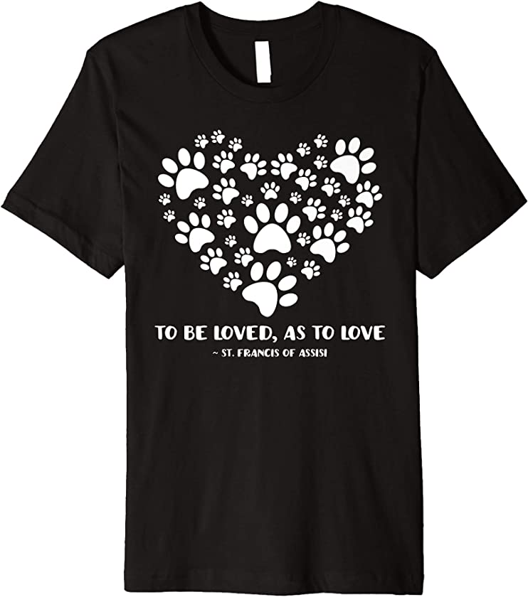 St Francis of Assisi Patron Saint of Animals Dog Owner Premium T-Shirt