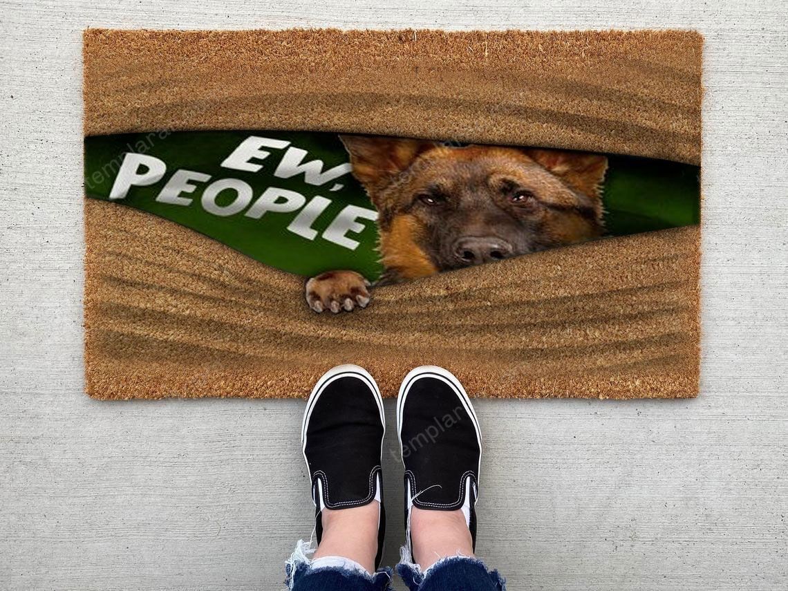 German Shepherd Ew People Doormat 3D Printing