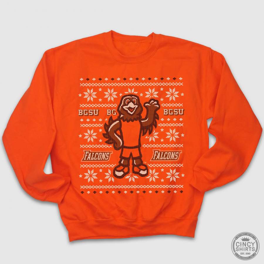 Bowling Green State University Ugly Christmas Sweatshirt