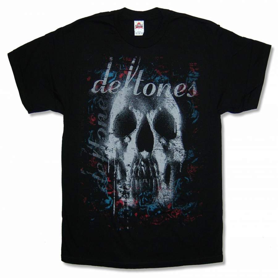 T Shirt  Deftones Skull Black