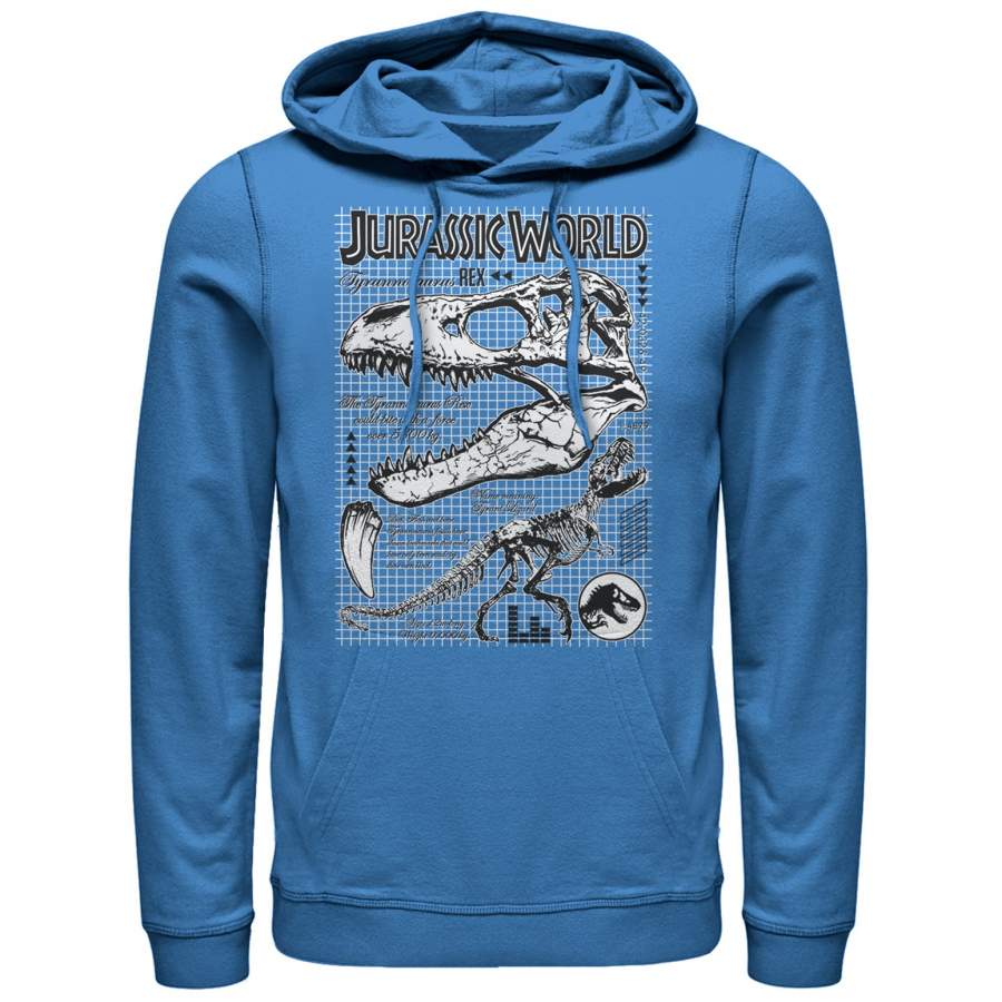 Jurassic World: Fallen Kingdom Men’s T. Rex Details Lightweight Hoodie