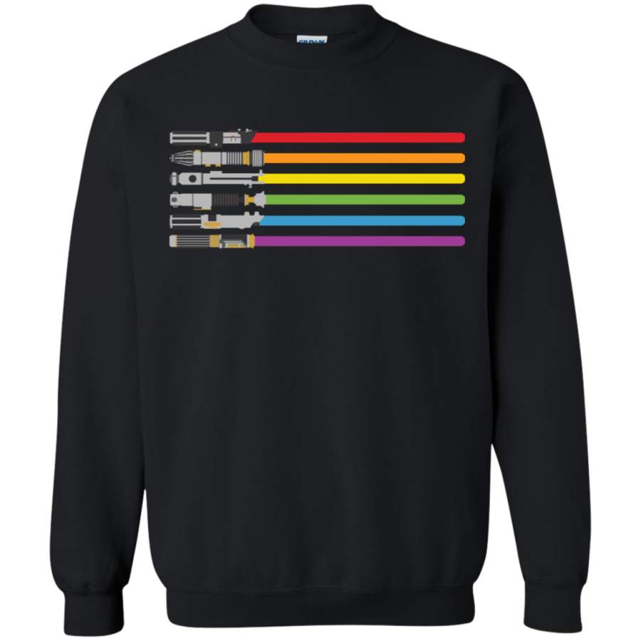 AGR Lightsaber Rainbow Sweatshirt