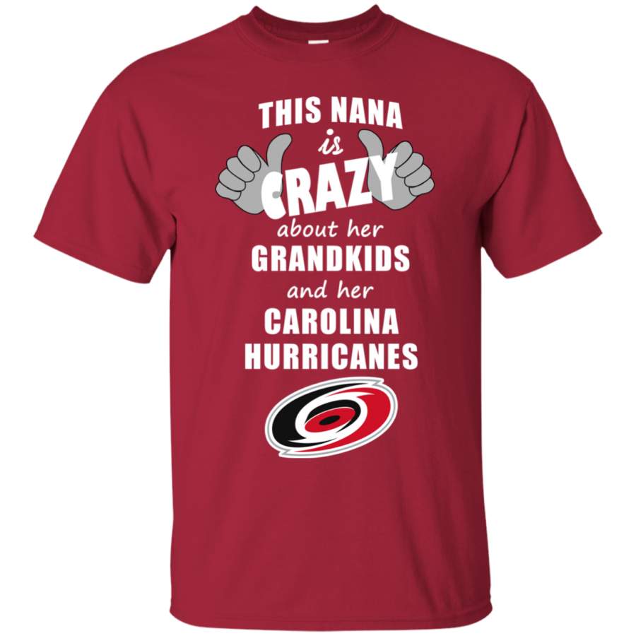 This Nana Is Crazy About Her Grandkids And Her Carolina Hurricanes T Shirts