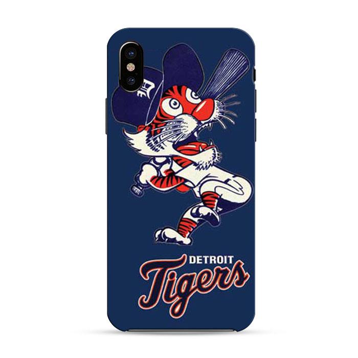 Detroit Tigers Cartoony Iphone X 3D Case | Black