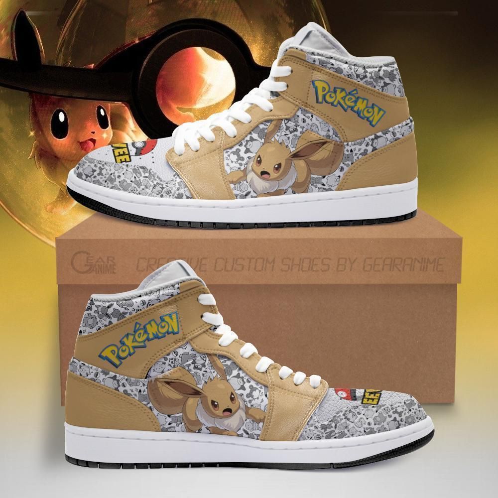 Eevee Pokemon Fan Pt04 Air Jordan Shoes Sport Sneakers
