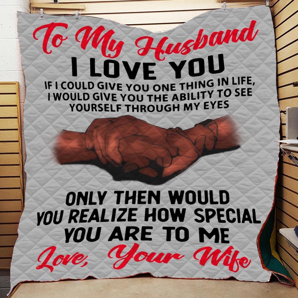 To My Husband Quilt