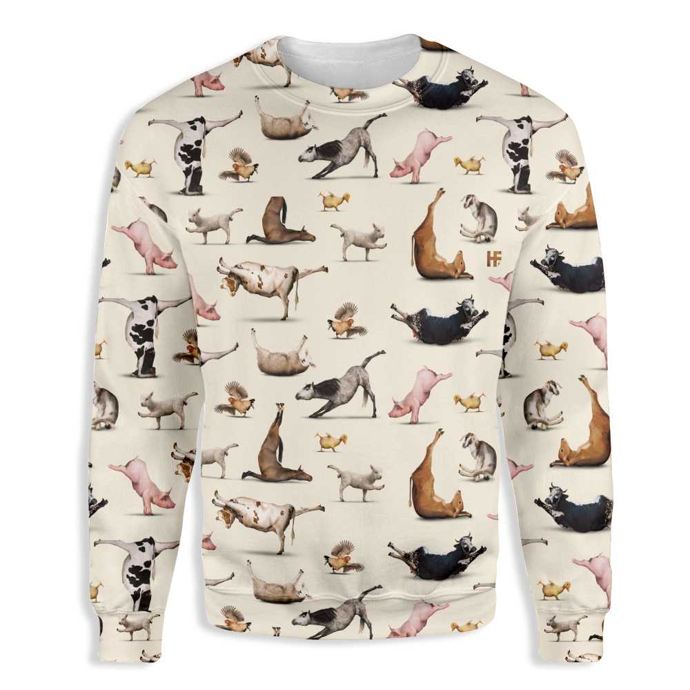 Animal Funny Ez23 2610 All Over Print Sweatshirt