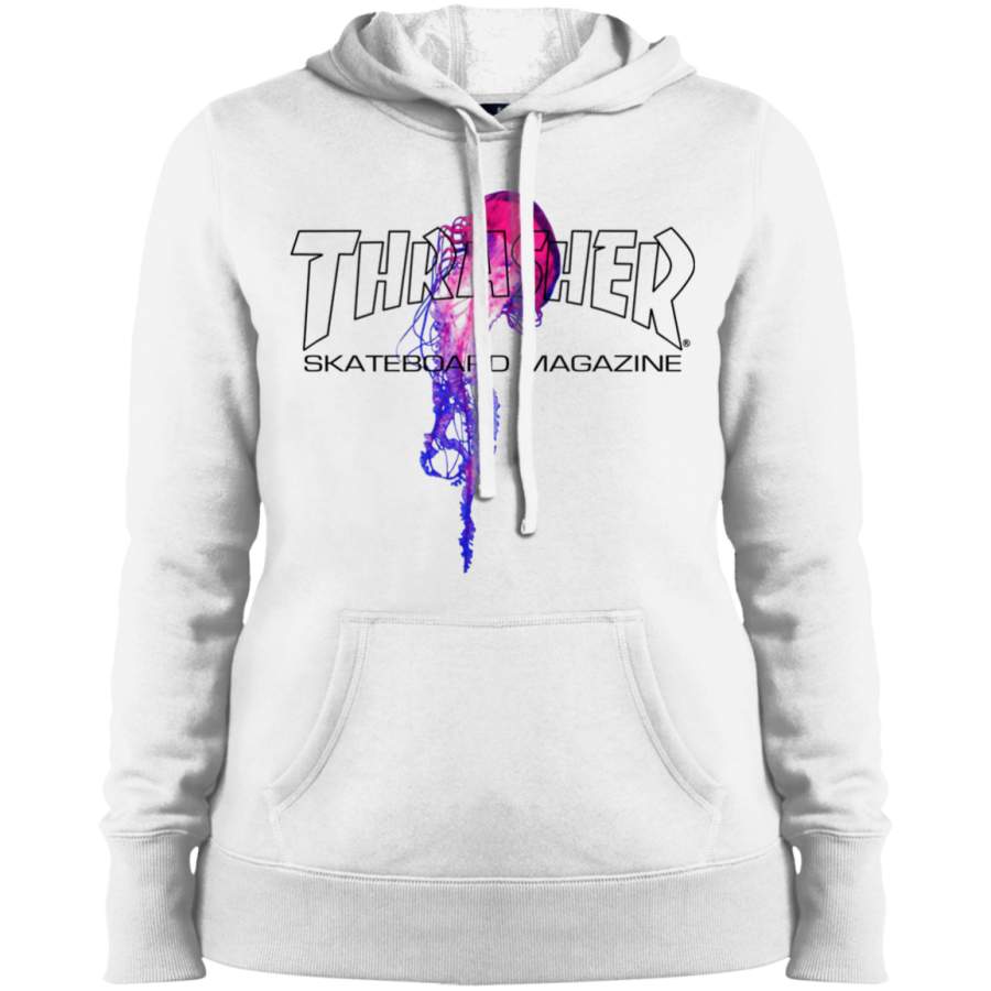 Thrasher Magazine Atlantic Drift White Ladies Pullover Hoodie