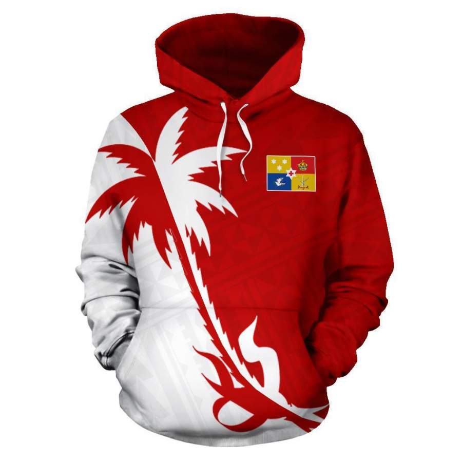 Tonga Coconut Tree Hoodie K4