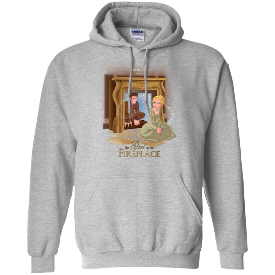 The Girl In The Fireplace Pullover Hoodie