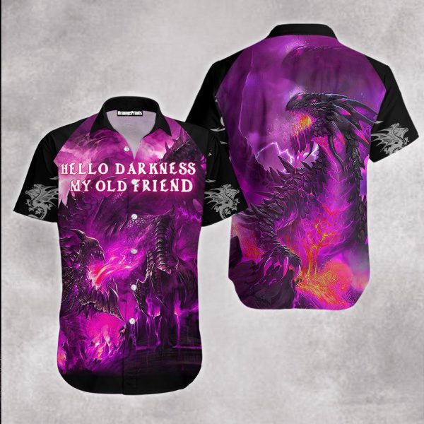 Purple Dragon Hawaii Shirt For Men Women Ha30078