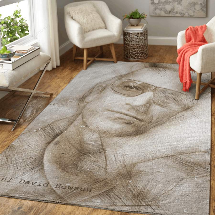Paul David Hewson Bono U2 – Music Art For Fans Area Rug Living Room Carpet Floor Decor