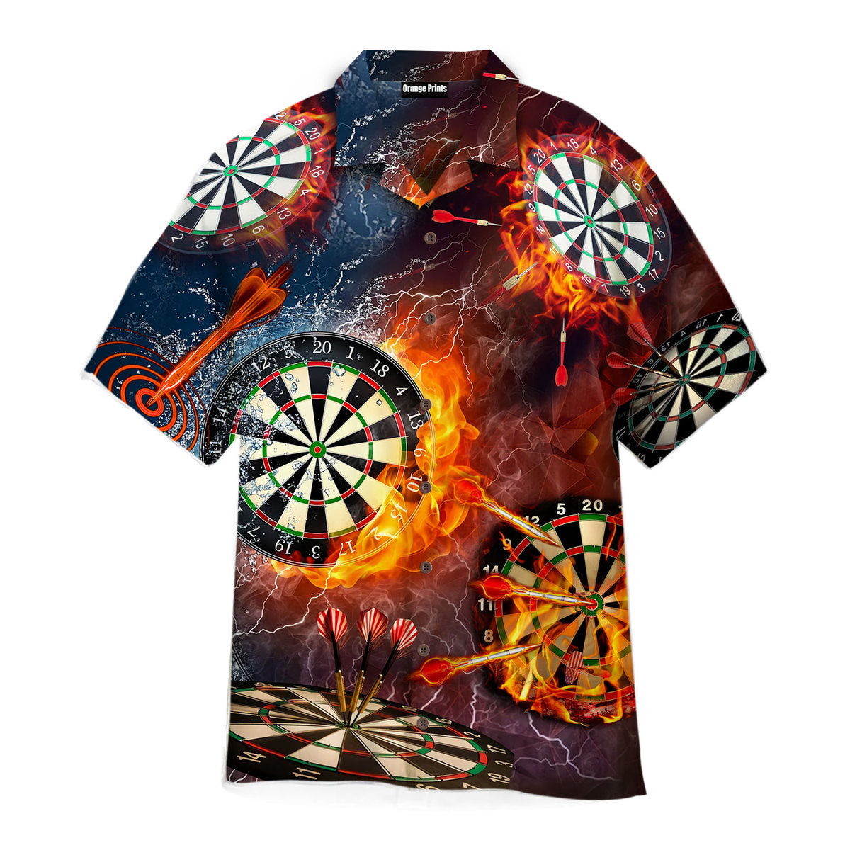 Born To Play Darts Aloha Hawaii Shirts For Men Women Ha90423