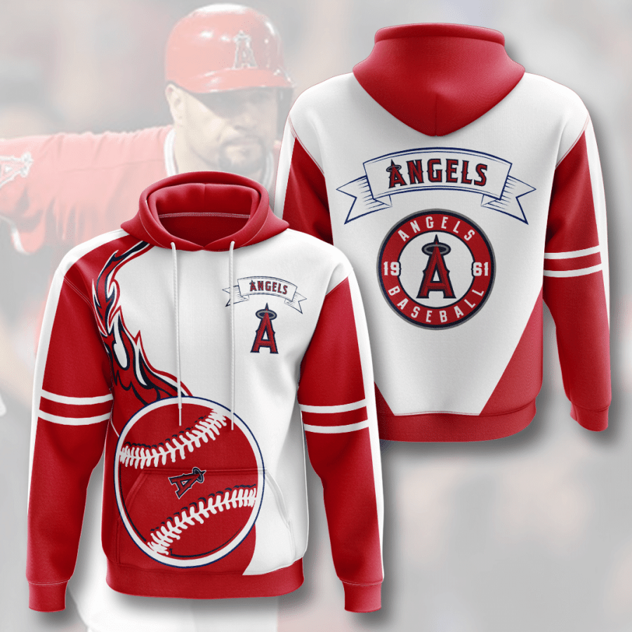 Los Angeles Angels 3D Hoodie Sweatshirt For Fans Men Women All Over Printed Hoodie