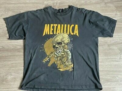 Vintage Original 90’s Metallica  Pushead Art Designs T-shirt 4967