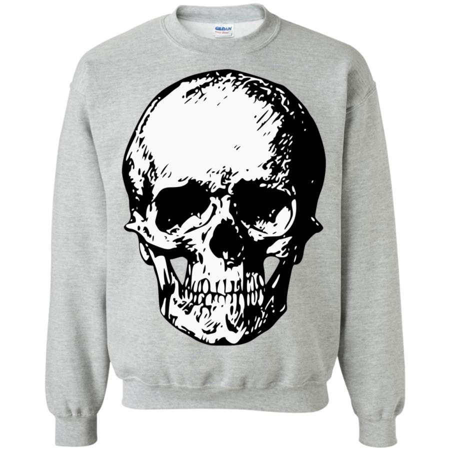 AGR skull Crewneck Pullover Sweatshirt