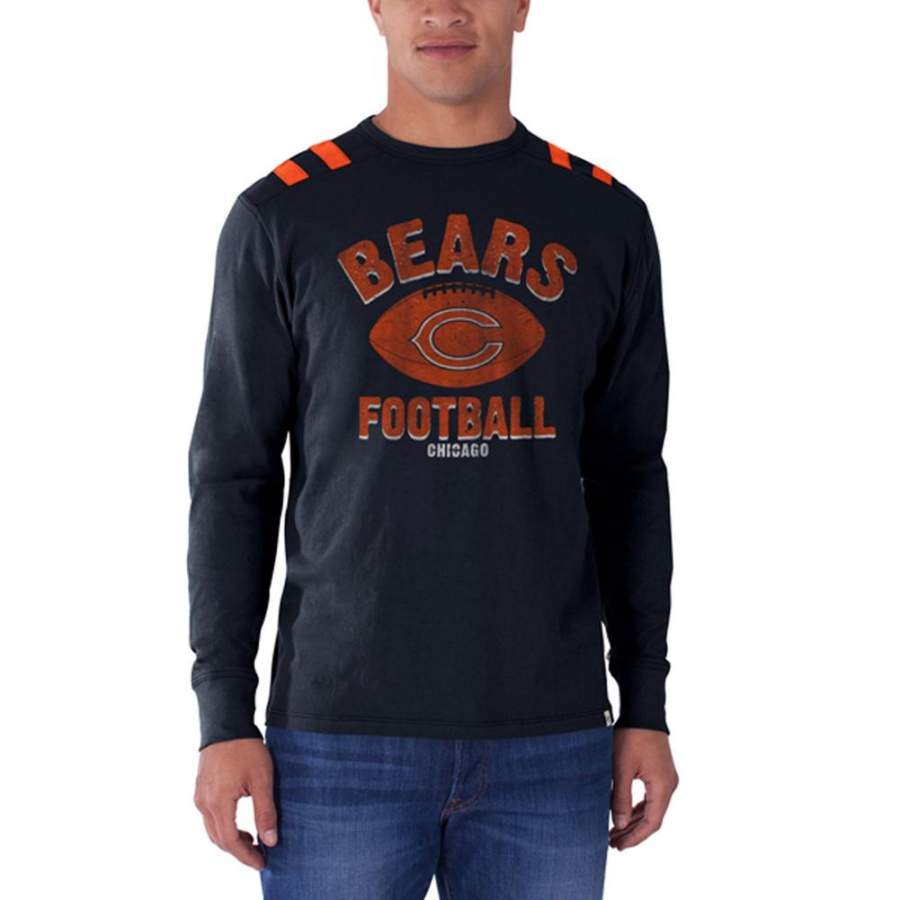 Chicago Bears – Football Logo Bruiser Premium Long Sleeve T-Shirt