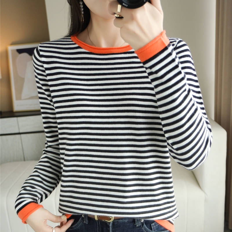 2022 cashmere sweater women’s sweater fashion Pullover striped sweater autumn winter women’s cashmere sweater alx