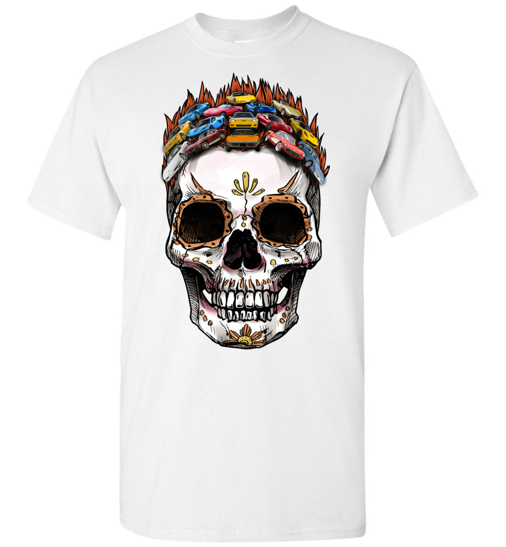 Cv Collection Stylized Skull Halloween Art T-Shirt V2