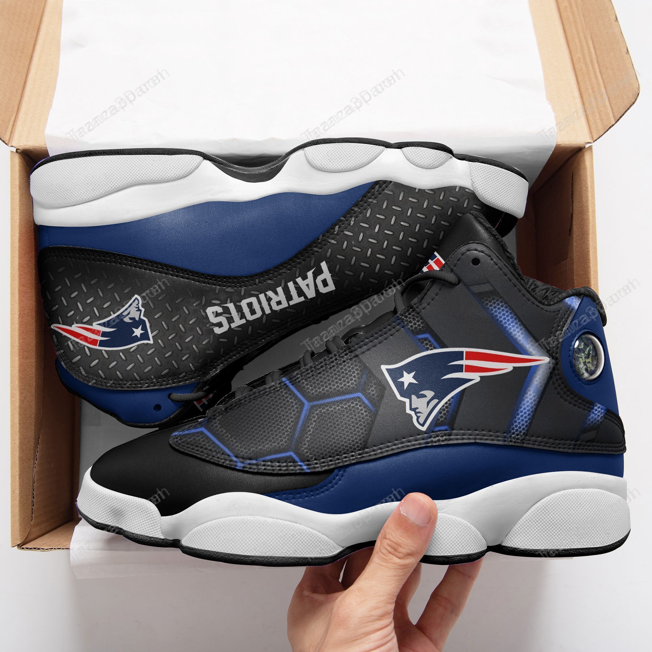 New England Patriots Air Jd13 Sneakers 347