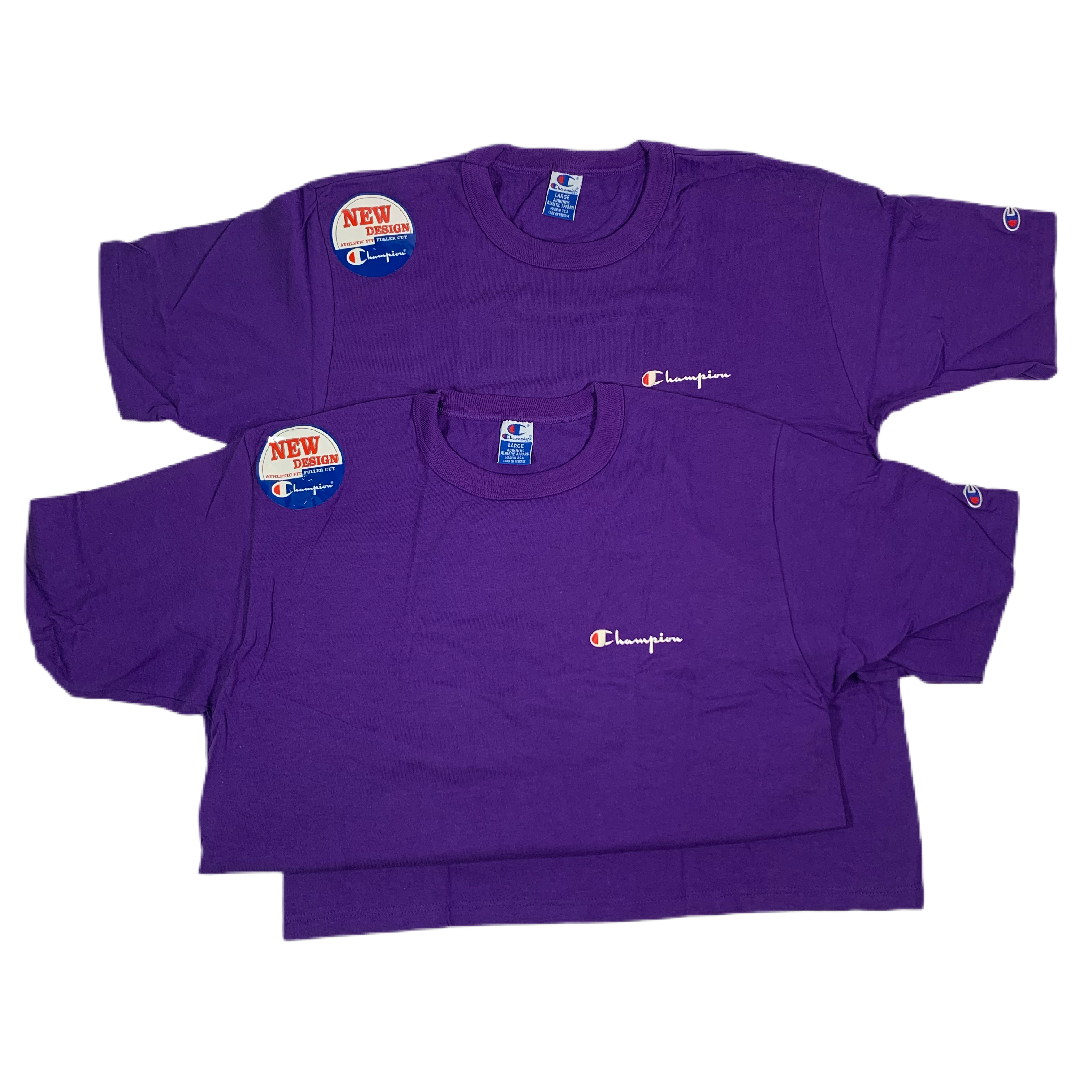 Vintage Purple Champion “Logo” T-Shirt Pack