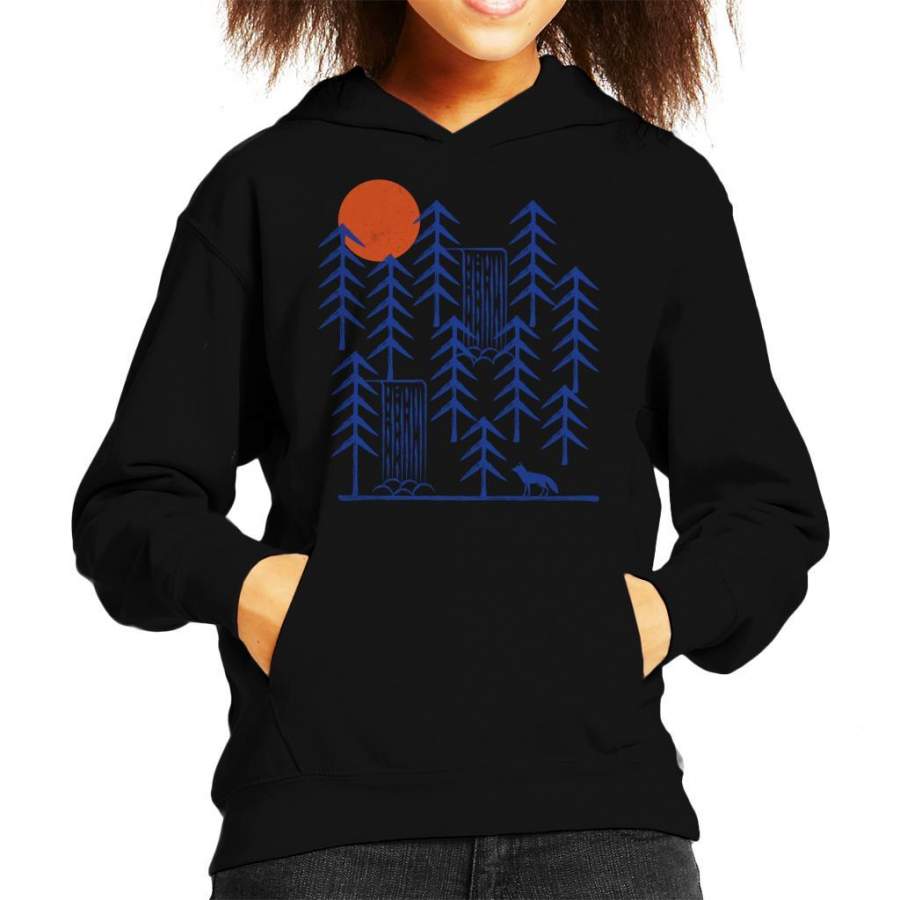 Wild Day Fox Kid’s Hooded Sweatshirt