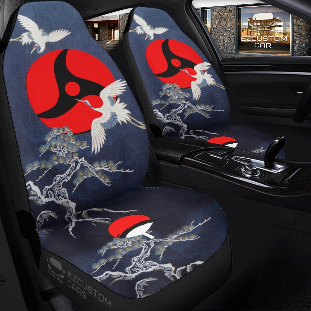 Itachi Sharingan Car Seat Covers Naruto Car Accessories Custom Anime