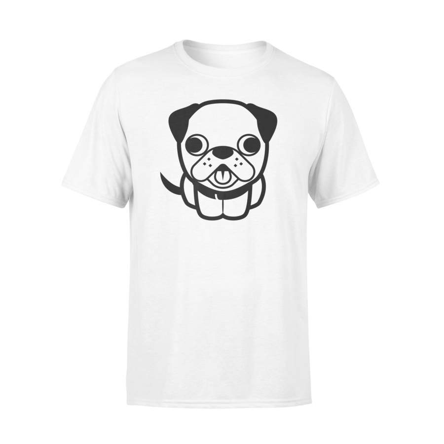 Dog Pug Puppy Emoji Emoticon Fun Funny Tee Friend T Shirt