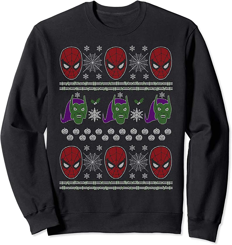 Spider-Man Ugly Christmas Sweater Graphic Sweatshirt