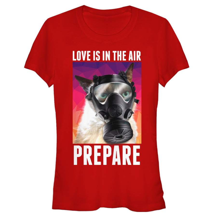 Grumpy Cat Junior’s Valentine’s Love in the Air Gas Mask T-Shirt