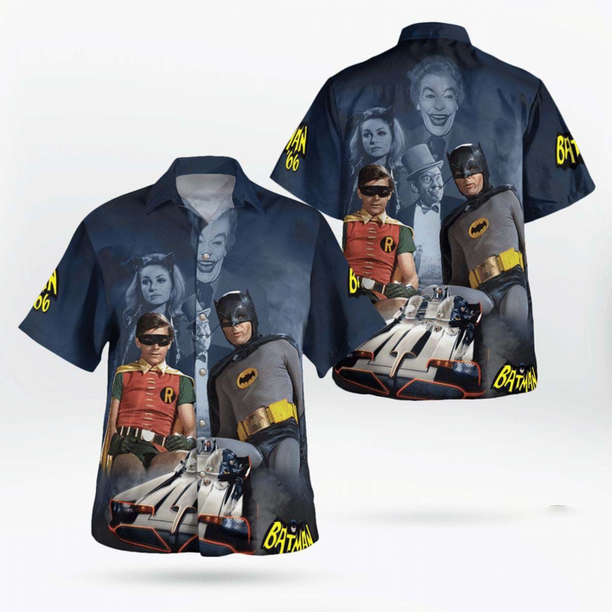 Print On Demand Classic Batman For Man And Woman Short Sleeve Hawaii Shirt Ha46797