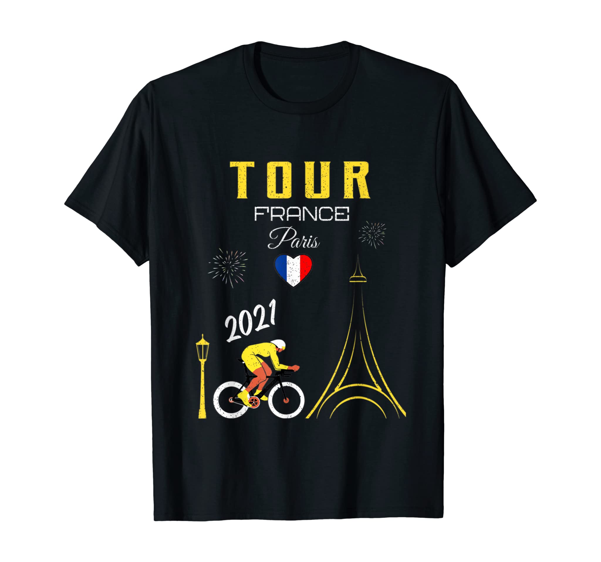 Tour France T-Shirt French Bicycle Racing Summer Cycle 2021 T-Shirt