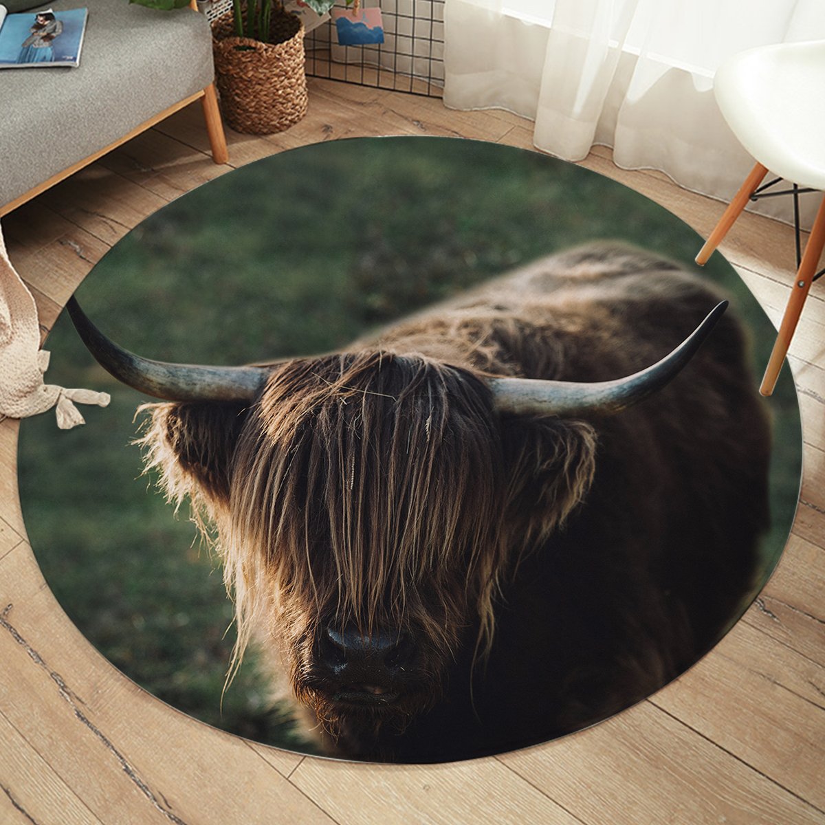 3D Yak SW2431 Round Rug