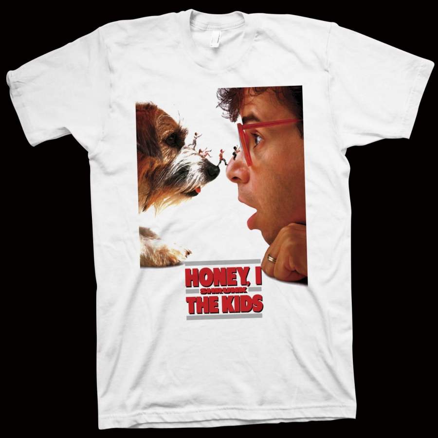 Vintage Classic Sci-fi Comedy ~ Honey, I Shrunk the Kids T- Shirt Short Sleeve Street Style High Quality Cotton Shirt