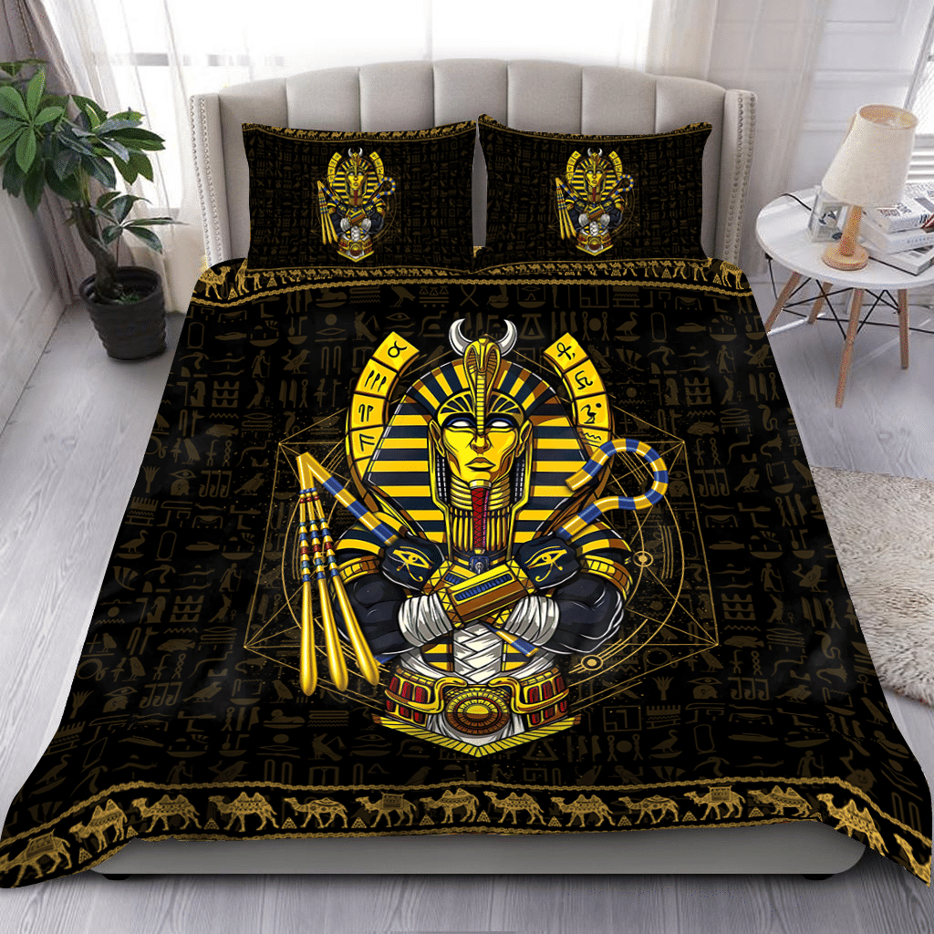 Ancient Egyptian Gods Pharaoh All Over Print Bedding Set